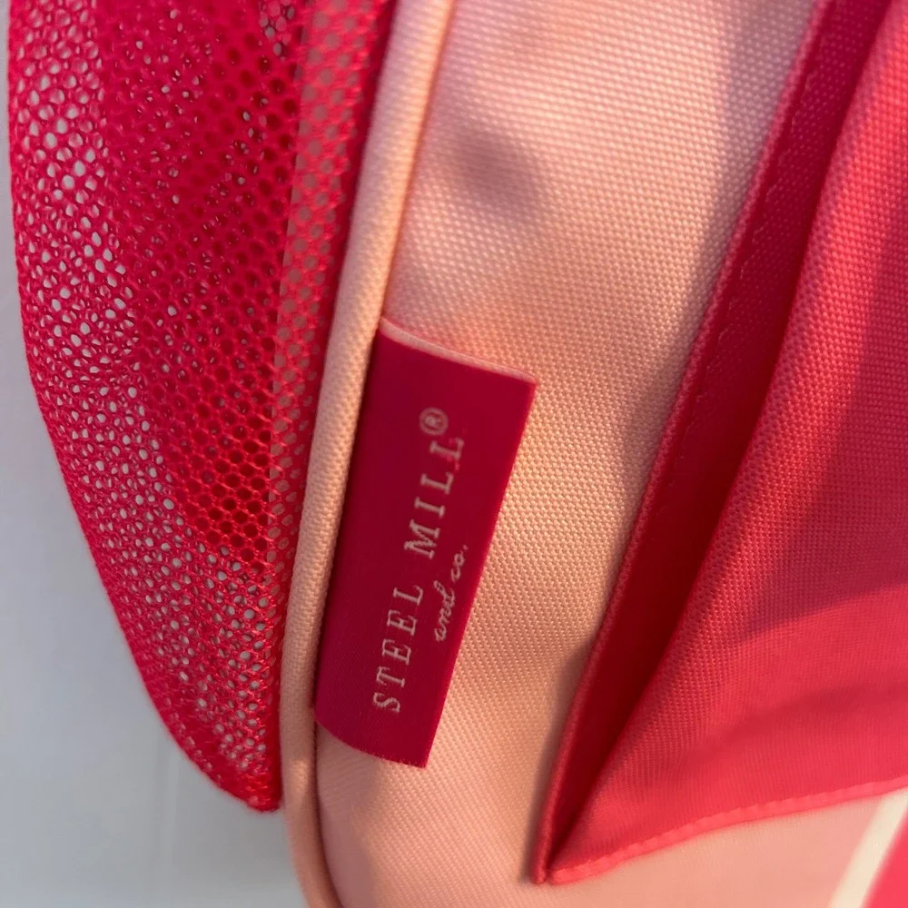 Steel Mill & Co Pink I\'m Only Here For The Dinks Pickleball Sling‎ Bag NWT